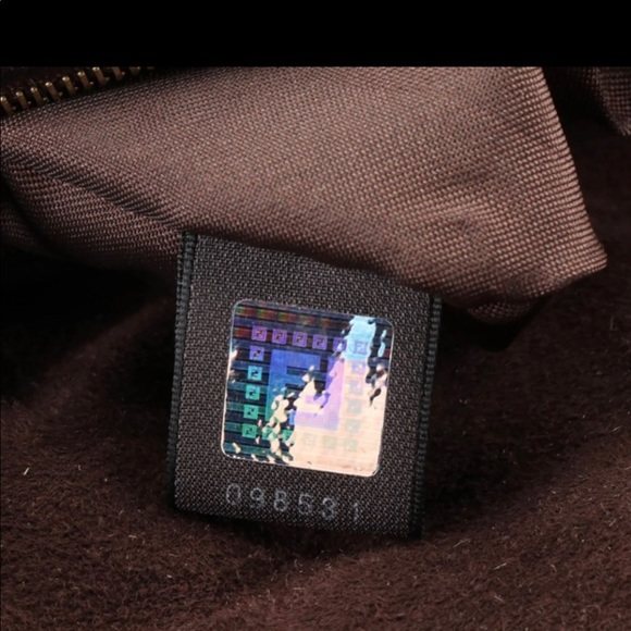 Authentic Fendi Chef Large Tote bag Suede Brown - Picture 3 of 7